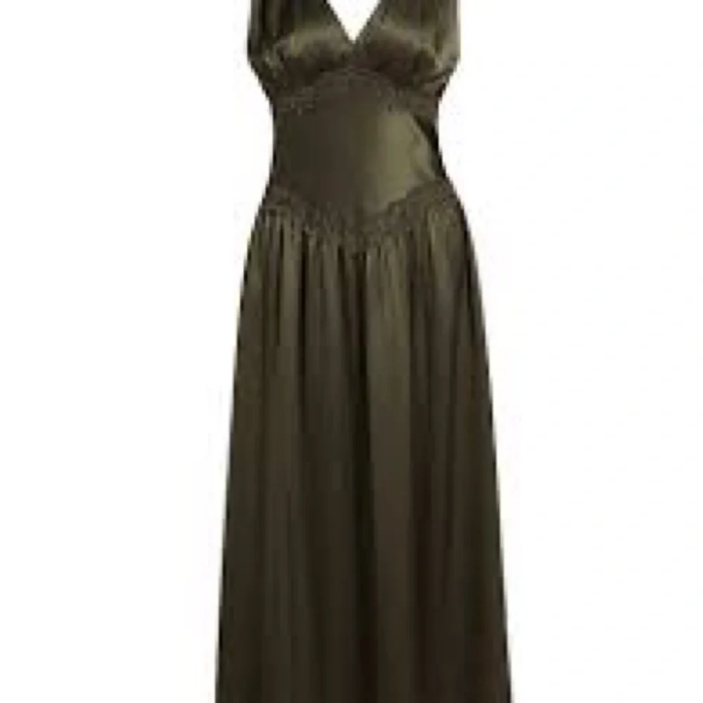 Reformation Stasia Silk Pine Tree Dress New With Tags - Picture 4 of 7